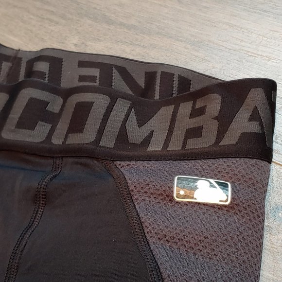 EUC Men's Nike Pro Combat Black Hyperstrong Baseball Slider Shorts - Size Large - Picture 8 of 16